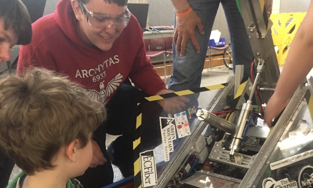 Check out a variety of cool, fun and wacky robots created by local students!