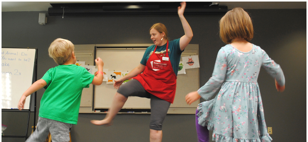 Science Yoga with Montshire educator